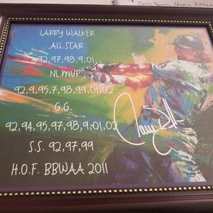 Larry Walker autograph